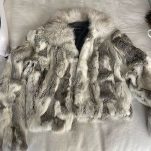 Adrienne Landau Real Fur Jacket M
